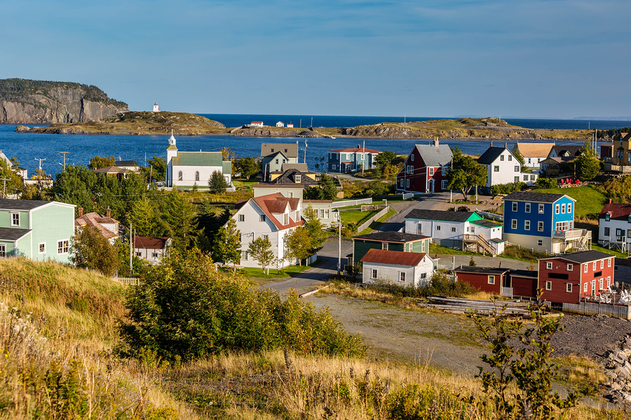 Village of Trinity, Newfoundland, Canada.
