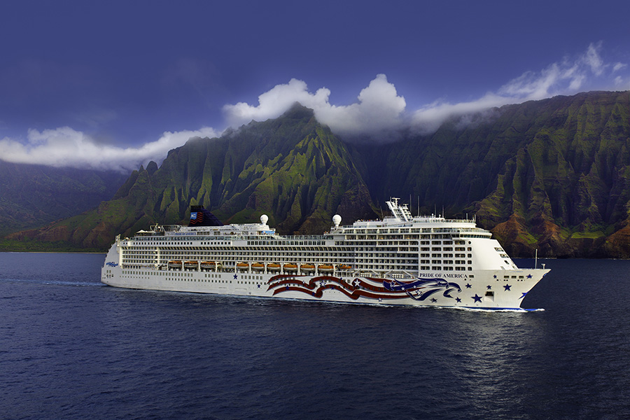 NCL Cruise Line, Pride of America, Na Pali Coast, Kauai, Hawaii