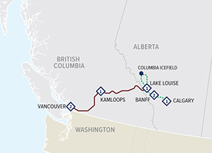 ROCKY MOUNTAINEER TRAIN TOUR