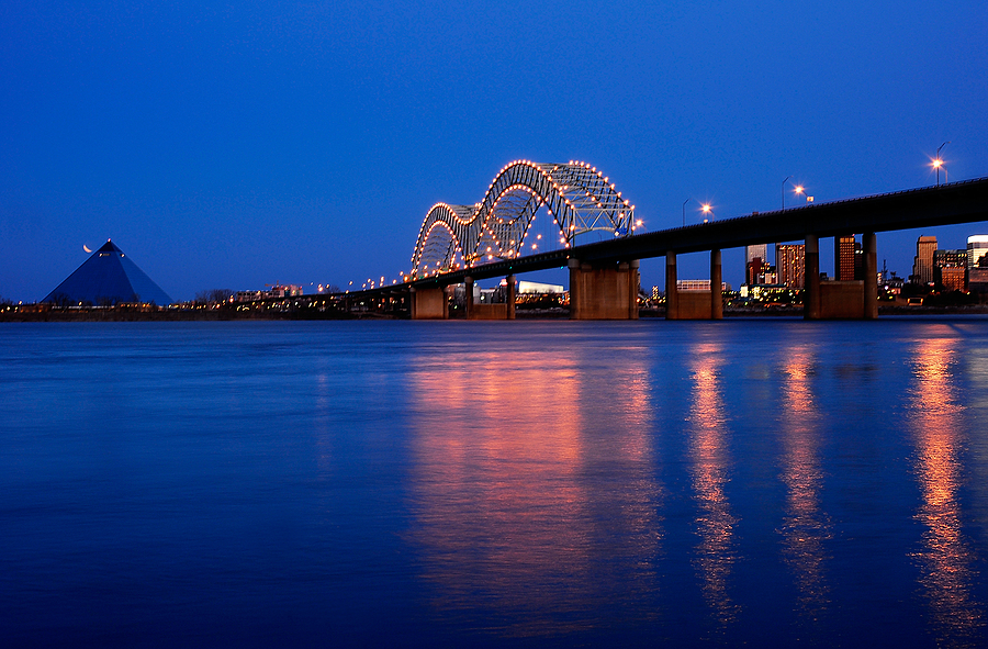 Memphis Bridge over Mississippi