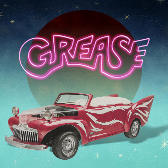 Promo  image for the theatre production of Grease.
